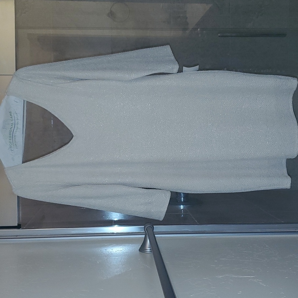 Dressy Cream Dress with Flecks of Gold